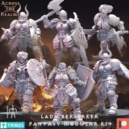 Lady Berserker Modular Mini Kit by Across the Realms